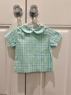 Bailey Boys Pastel Peter Pan Collard Shirt 12M